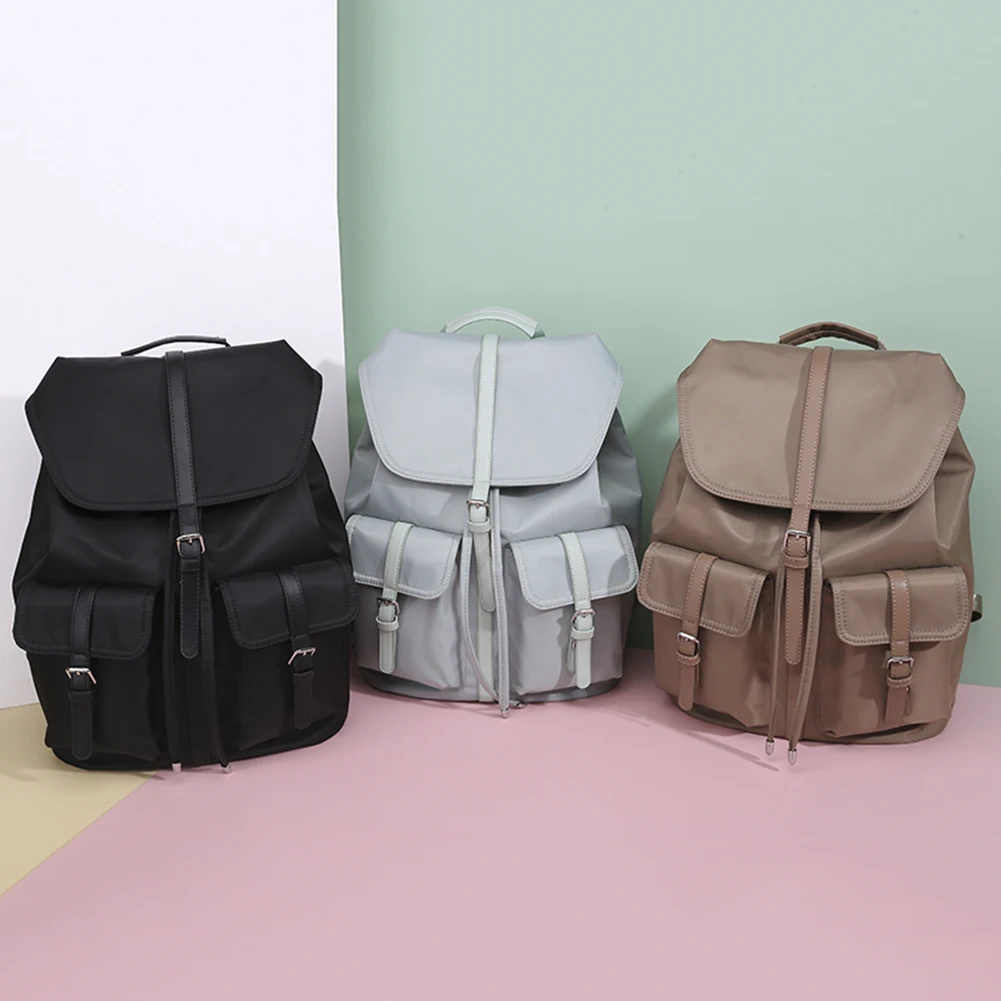 

Женский модный однотонный школьный рюкзак, женские рюкзаки для школы, Повседневная сумка через плечо для девочек-подростков