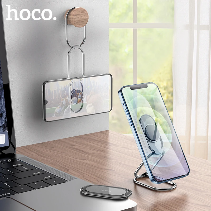 

HOCO Metal Desktop Tablet Holder Foldable Extend Support Desk Mobile Phone Holder Stand Adjustable for iPhone 12 Pro Max 12 mini