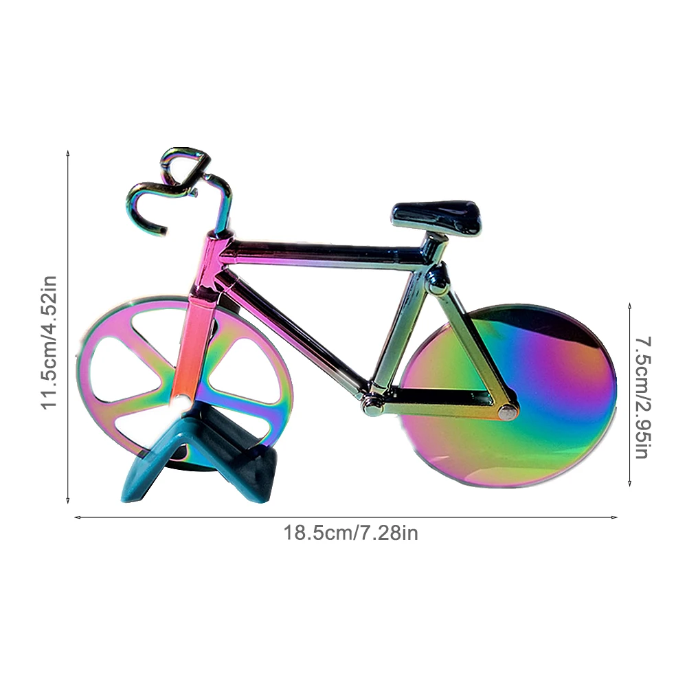 

Creative Bicycle Pizza Cutter Roller Pizza Slicer Cake Cutter Kitchen Decorating Knives Baking Pizza Tools Kitchen Accessories