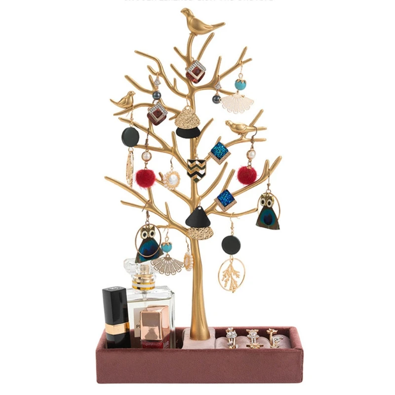 

Jewelry Stand Storage Box Display Tree Stand Suitable for Earrings Rings Necklaces Ladies and Girls (Storage Box)