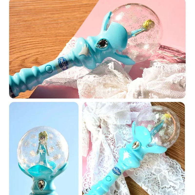 disney frozen 2 elsa anna princess music magic wand girl toys with original box makeup toys birthday christmas gift free global shipping