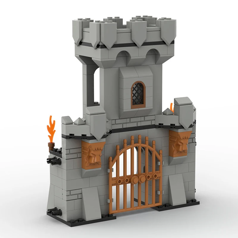 Military Series Medieval Century Ancient City Wall Castle Watchtower MOC Building Blocks Bricks Toys Christmas Gifts | Игрушки и хобби