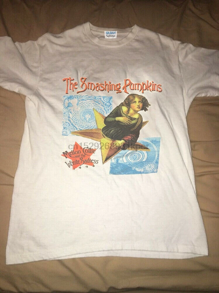 

Vintage 1996 Smashing Pumpkins Mellon Collie Tour T-Shirt Reprint