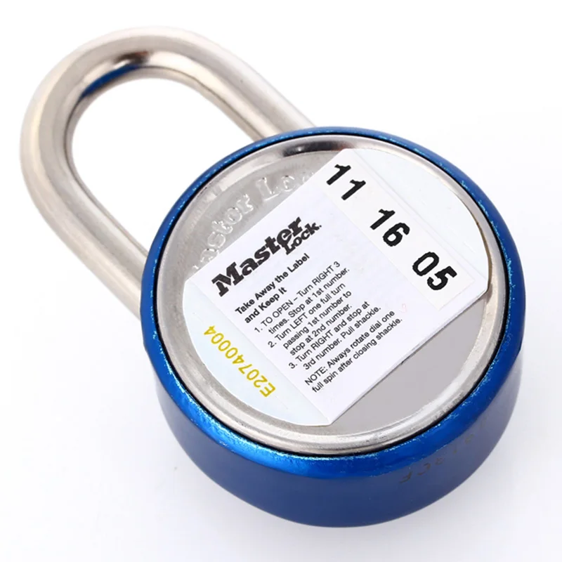Буквы цифровой вращающийся пароль стальной круглый замок Безопасный