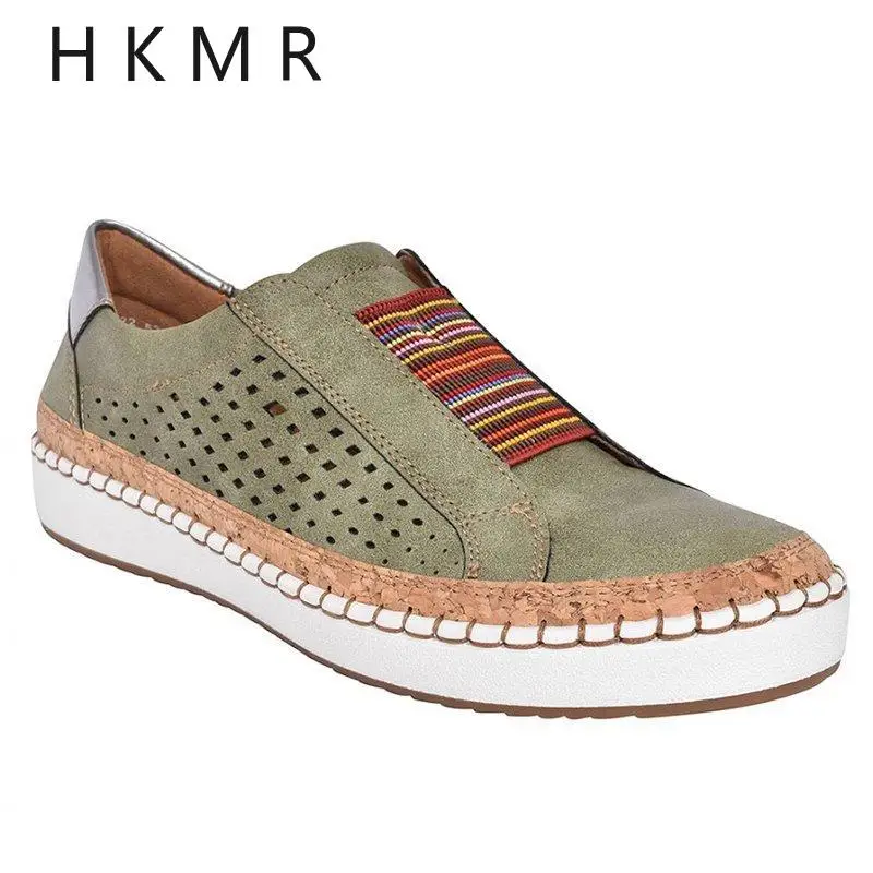 

2021Sneakers Women Vulcanize Shoes Casual Breathable Shoes Female Soft Leather Flats Ladies Sneakers shoes woman sneakers