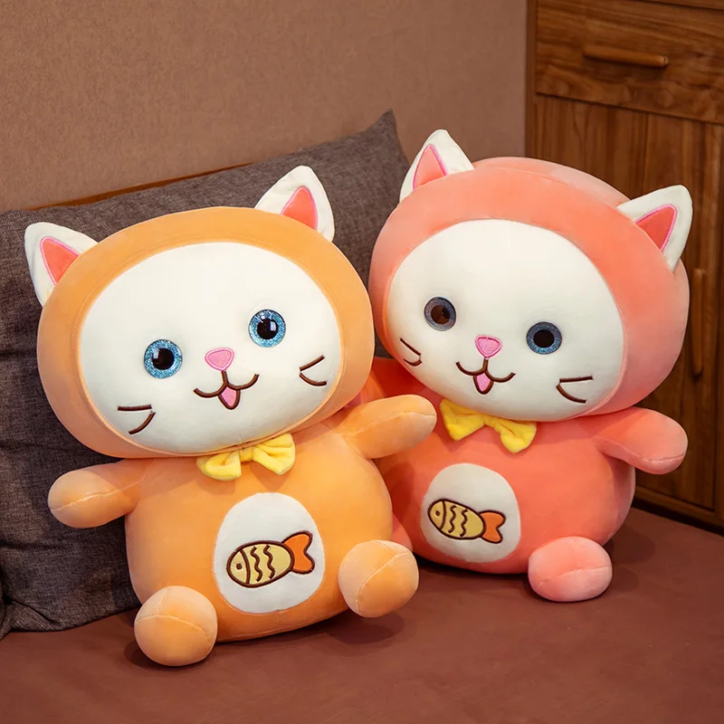 

35/45/55 см с изображением котика, мягкие Животные плюшевые игрушки Kawaii мягкие платье куклы до кукольный подарок для девочек