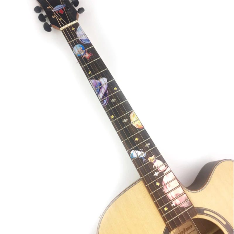 DIY гитары инкрустация Стикеры пространство роуминг наклейки для