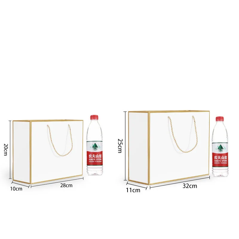 5 шт. бумажный свадебный подарочный пакет с ручками сумка для украшений обувь