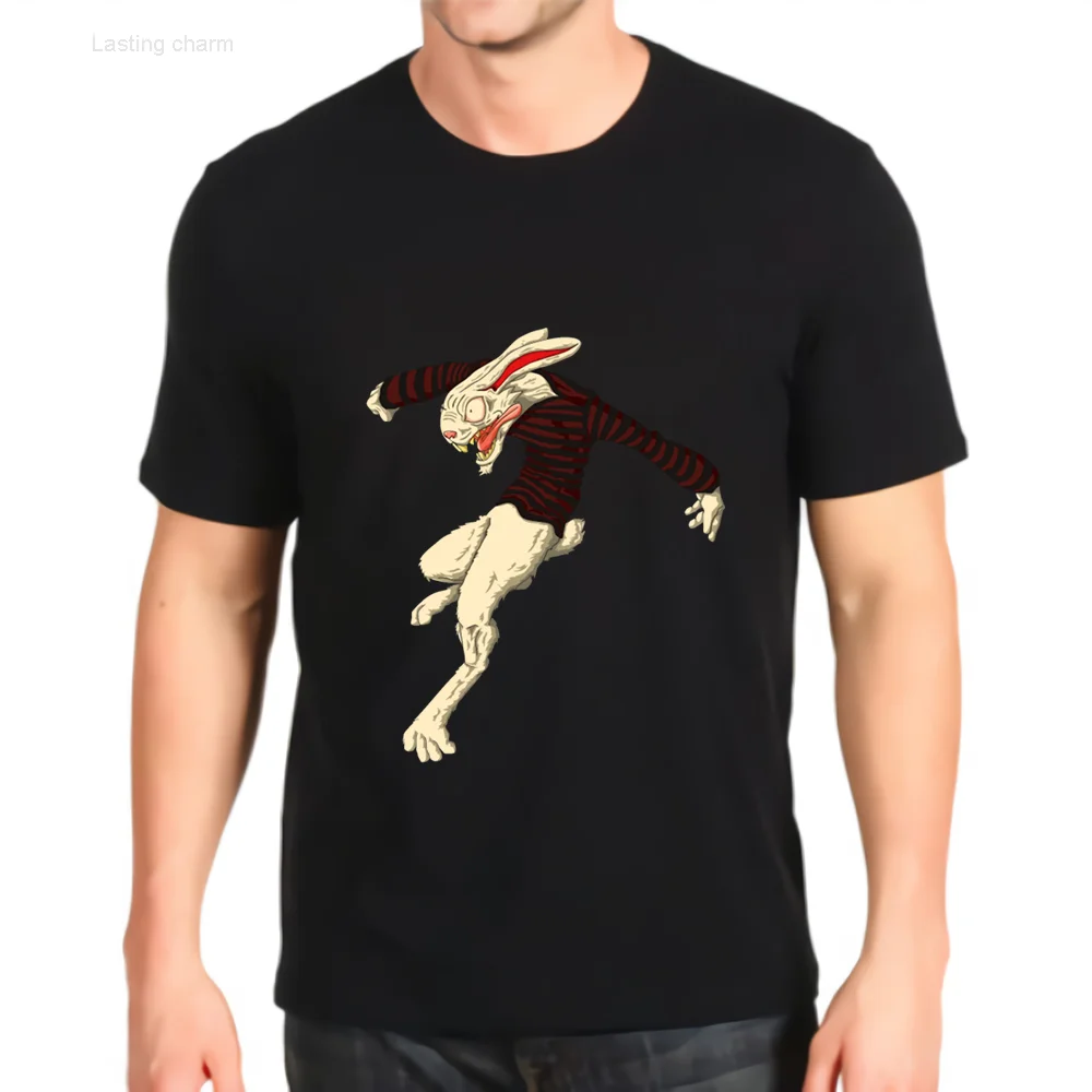 

Lasting charm New Fashion Printed Tshirt o Bunny Loose Maatwerk Ts Top Men