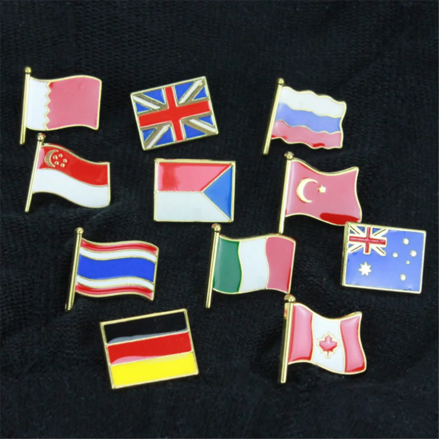 Модные металлические Национальный флаг Роскошный милый Футляр с отворотом