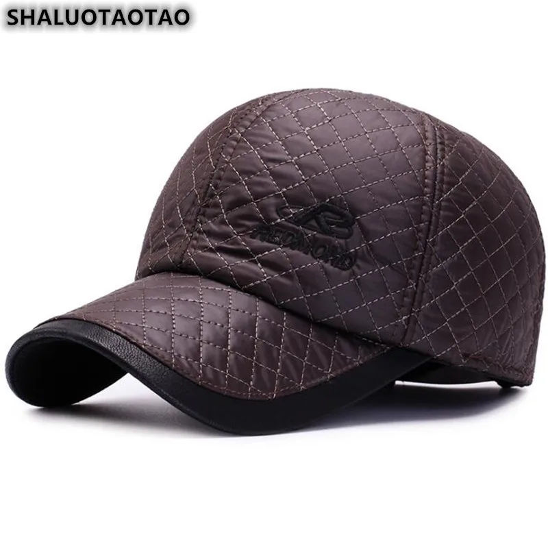 Зимняя теплая Бейсболка для мужчин SHALUOTAOTAO модная Толстая Спортивная Кепка с