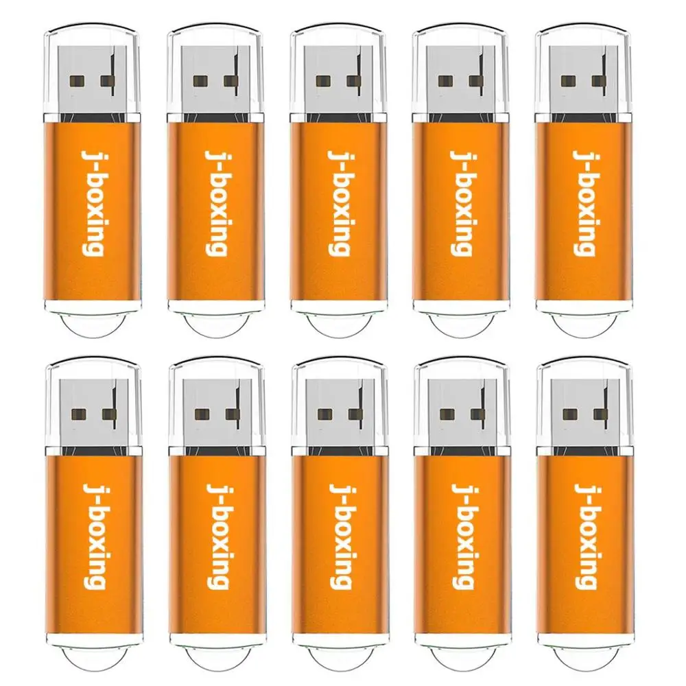 J boxing 10 шт. 64 Мб USB флеш накопитель прямоугольник 2 0 ручка флешки с крышкой для ПК