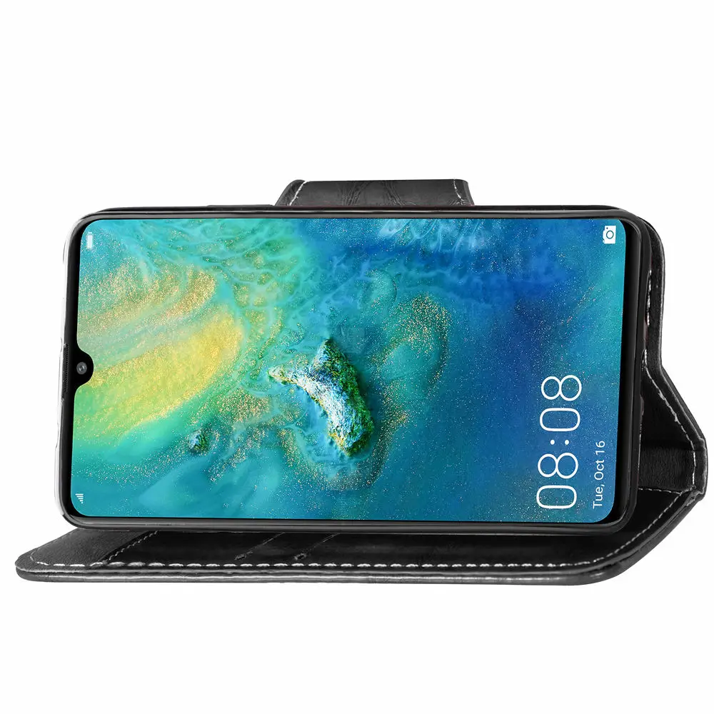 Кожаный чехол-портмоне в винтажном стиле для huawei Honor 5X 5C 6A 6X8 9 Enjoy 5S 7S 7A 7C Y9 2018 |