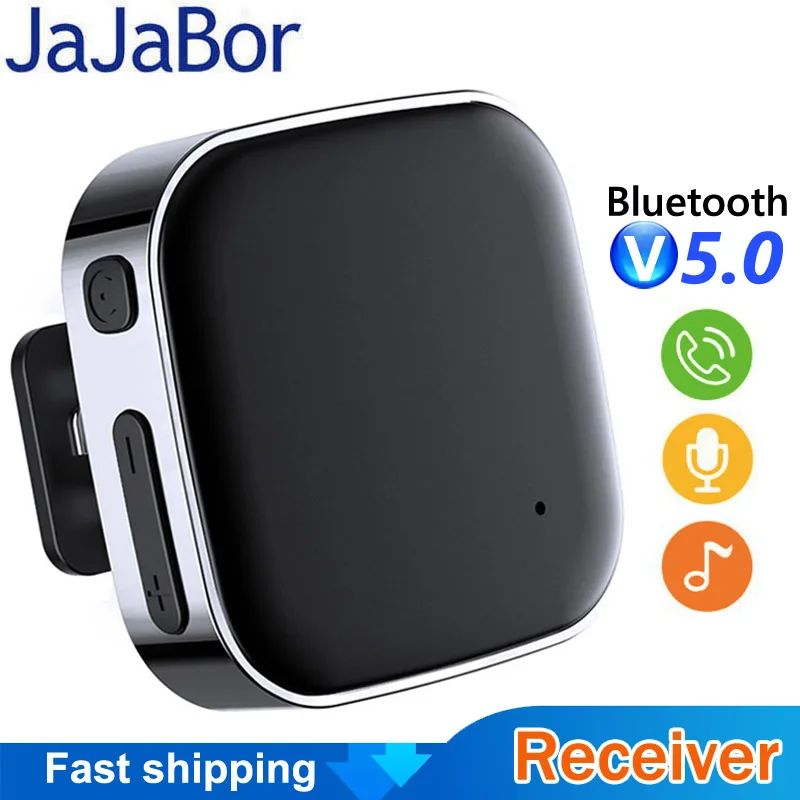 Автомобильный комплект JaJaBor Bluetooth 5 0 громкая связь Aux аудио музыкальный приемник