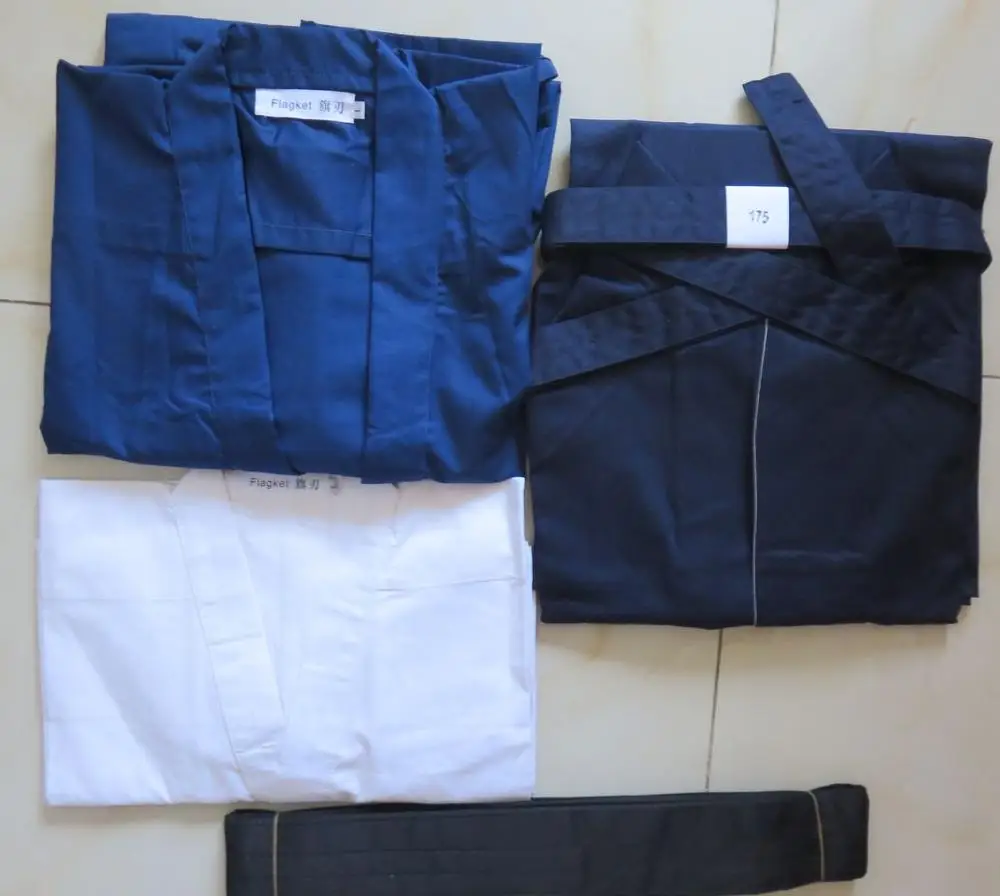 5 цветов высшее качество Традиционная японская модель униформа Hakama Kendo боевые