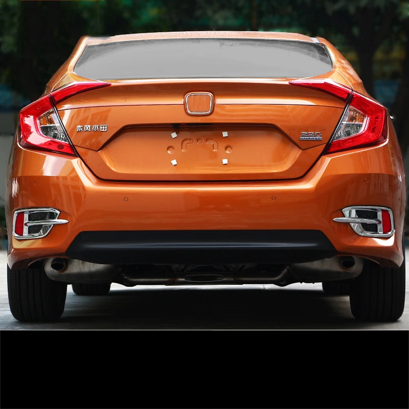 Lsrtw2017 автомобиля задний противотуманный фонарь лампа хромированная Накладка для