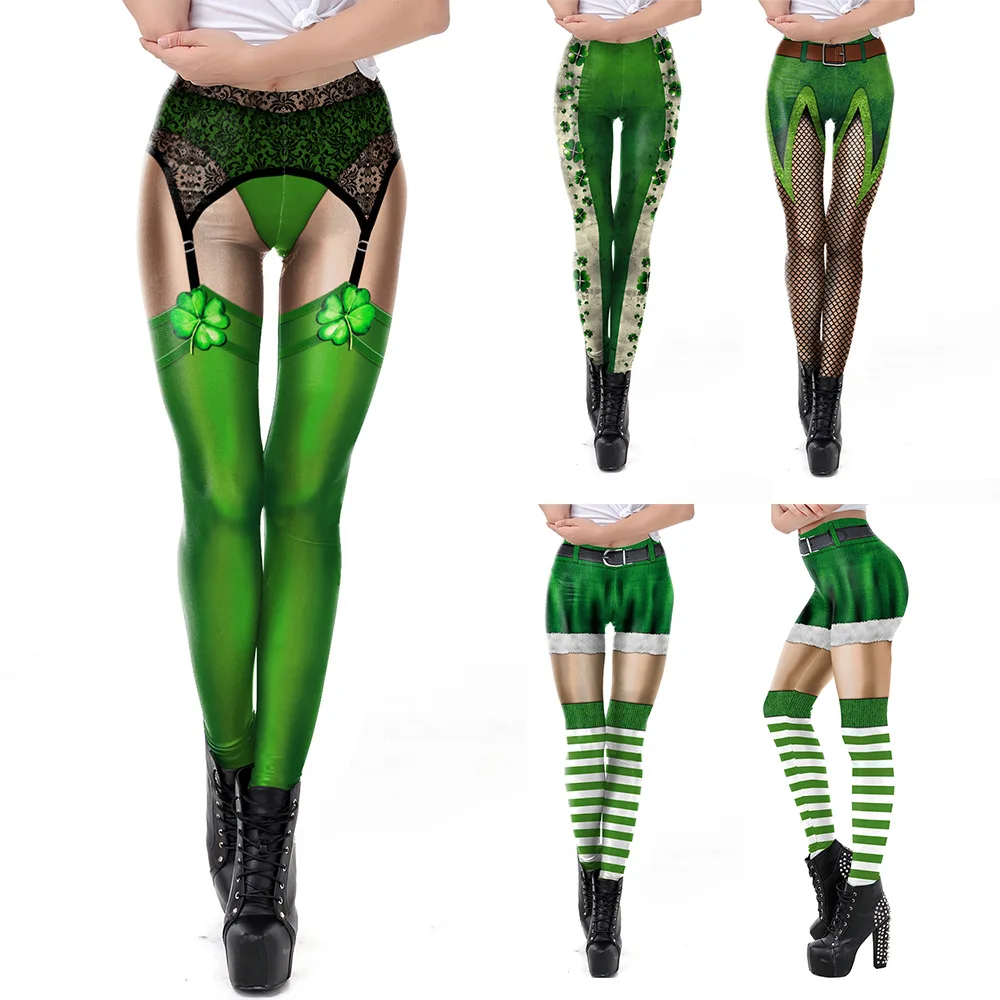 Новый стиль хит продаж Модные индивидуальные женские брюки сексуальный принт с