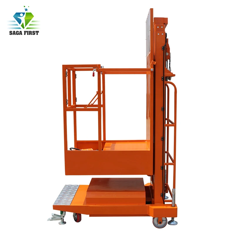 3 м Полу Электрический оранжевый воздушный заказ подборщик для материалов