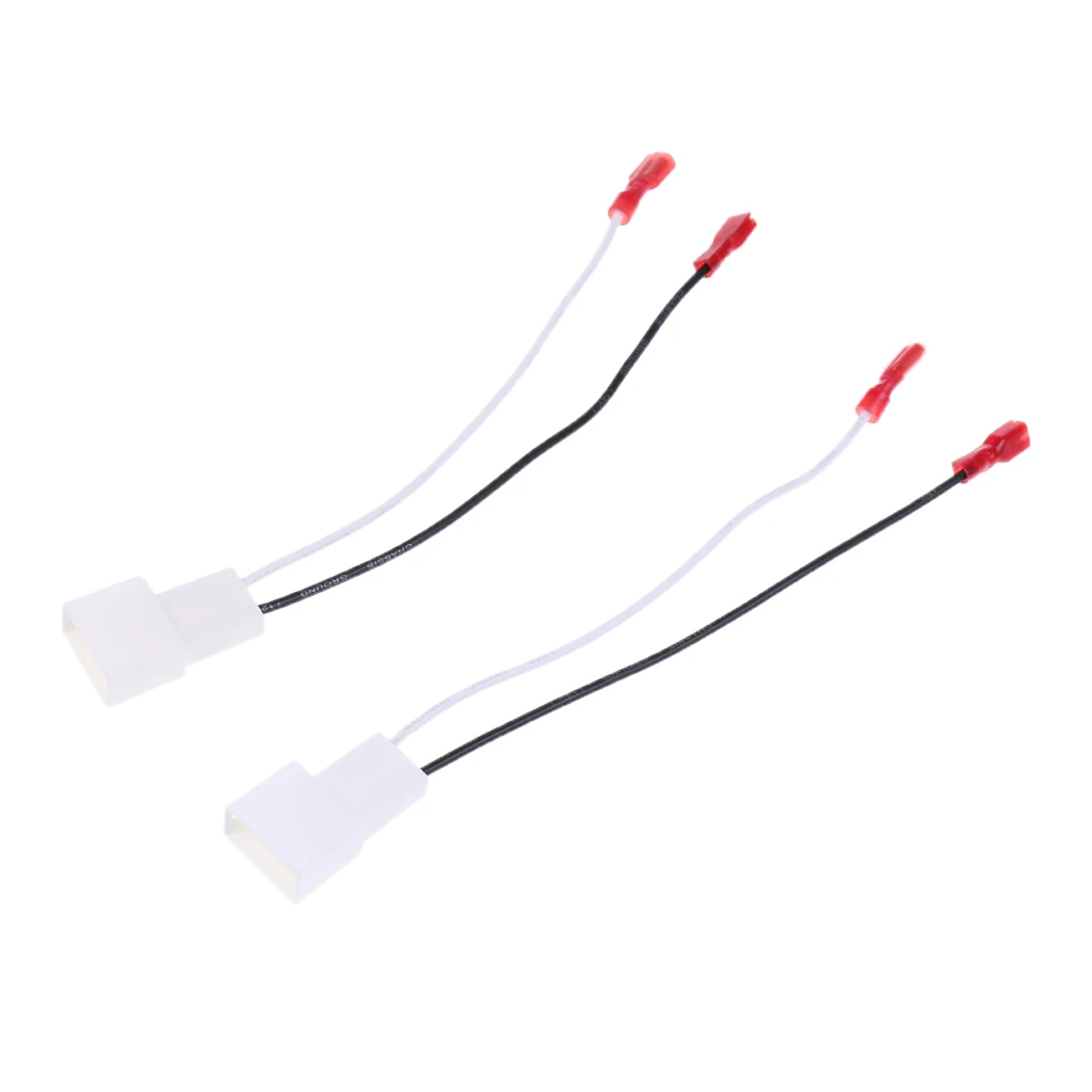 

2pcs Audio Speaker Connector Wire Harness For 87-13 Toyota Aftermarket Radio
