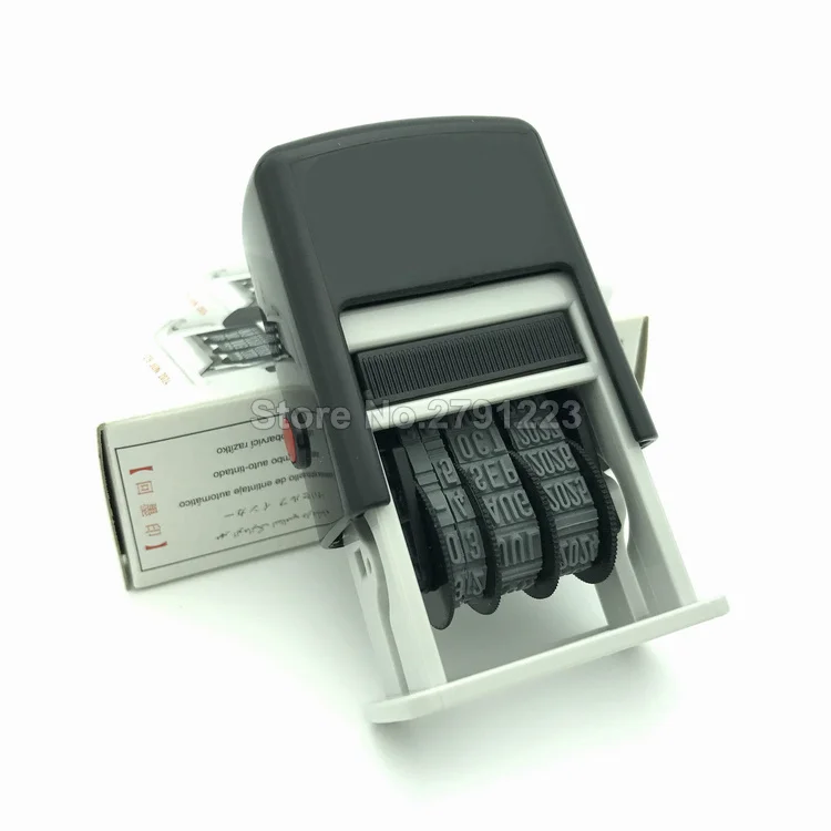 Резиновый Штамп для самостоятельного нанесения даты 3 без чернил мм Прочный