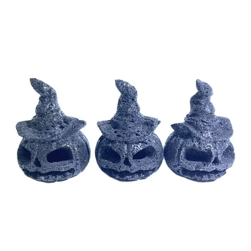 

Хрустальные поделки, натуральный ручная резьба, Хрустальный лавовый камень, украшения в виде тыквы на Хэллоуин, украшения на Хэллоуин