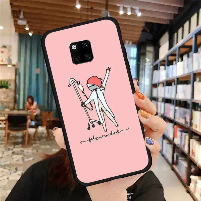 

Medicine Doctor Nurse cute Phone Case For Huawei Mate 9 10 20 Pro lite 20x nova 3e P10 plus P20 Pro Honor10 lite