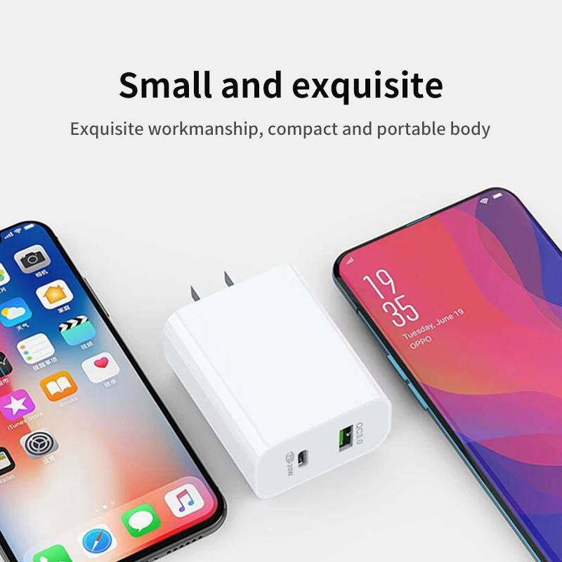 

PUJIMAX PD 20W USB Type C Charger EU Adapter Fast Phone Charge For iPhone 12 11 X Xs Xr Pro Max 6 7 8 iPad Huawei Xiaomi Charger