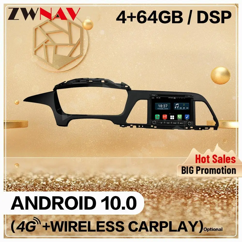 

128GB 2 Din For Hyundai Sonata 2015 2016 2017 Android 10 Screen Car Multimedia Player Audio Radio GPS Navi Head Unit Auto Stereo