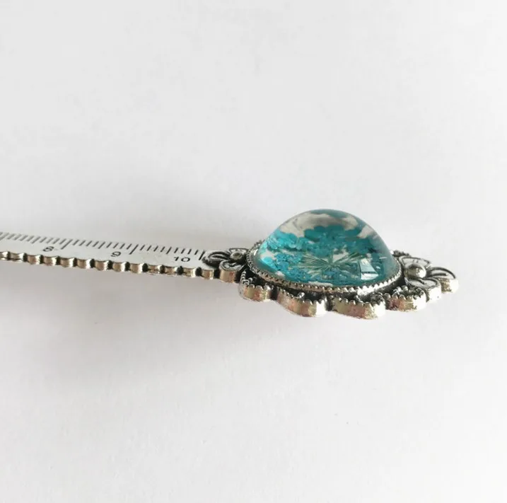 1 шт. декоративная металлическая линейка-закладки в стиле ретро | Канцтовары для