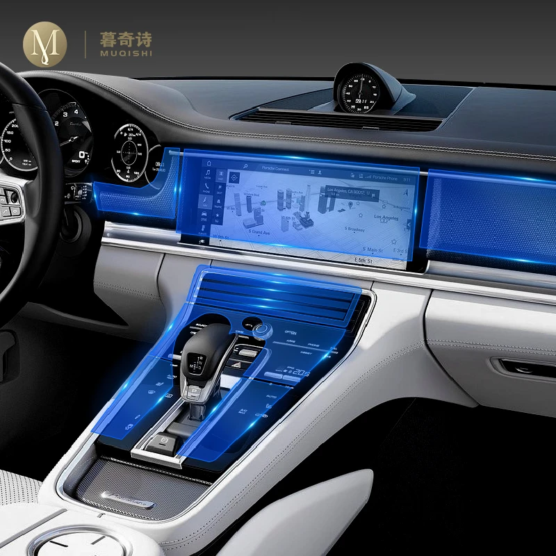 

For Porsche Panamera 2017-2021 car Interior Center console Invisible car suit TPU protective film Anti-scratch Accessories Refit