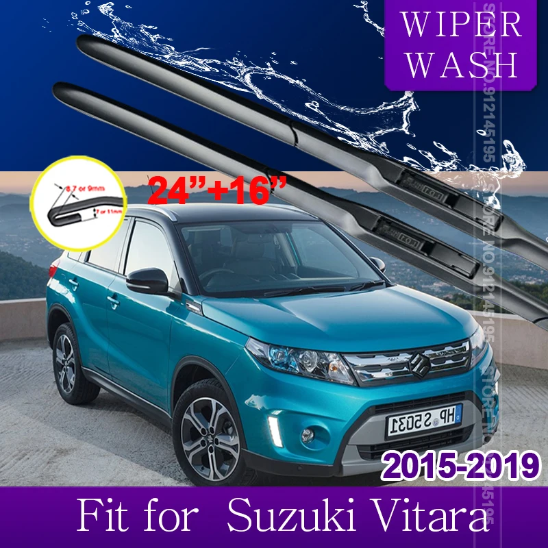 

Car Wiper Blades for Suzuki Vitara 2015 2016 2017 2018 2019 LY Escudo Sport Front Windscreen Wipers Car Accessories Stickers6"