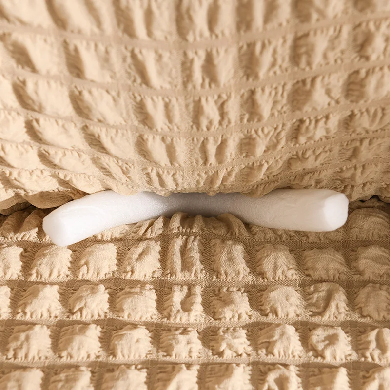 

1-4Seat high-end Bubble skirt Solid color Stretch Sofa Cover Slipcovers Couch Case for Different Shape Living Room Sofa Decor