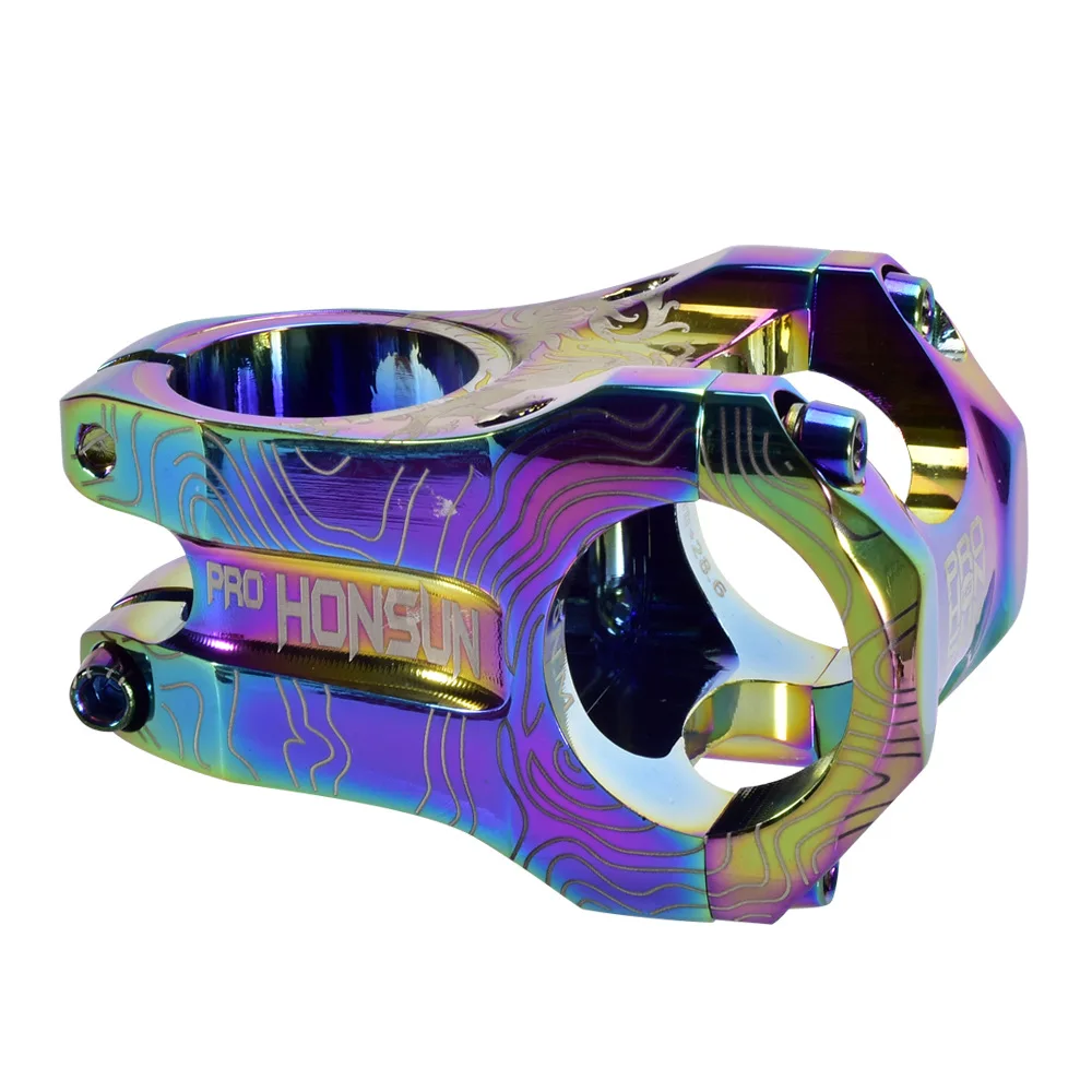 Радужный велосипедный стержень из сплава CNC 0 градусов короткий XC AM DH FR MTB Горный