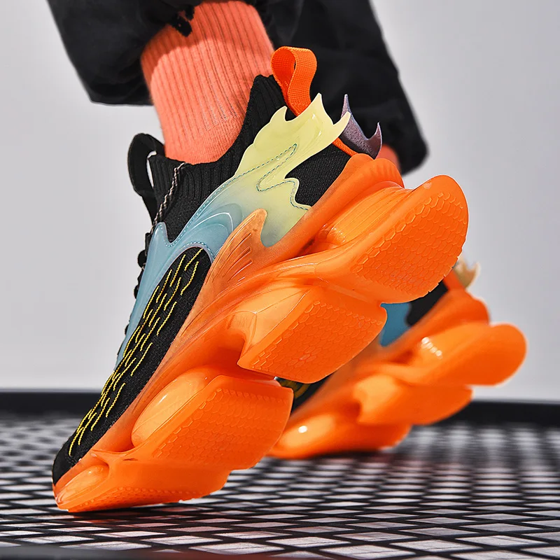 

Summer New Style men Shoes Daddy Shoes Sports Shoes Breathable Color Matching men' Sneakers Mesh Breathable Men Running Shoes