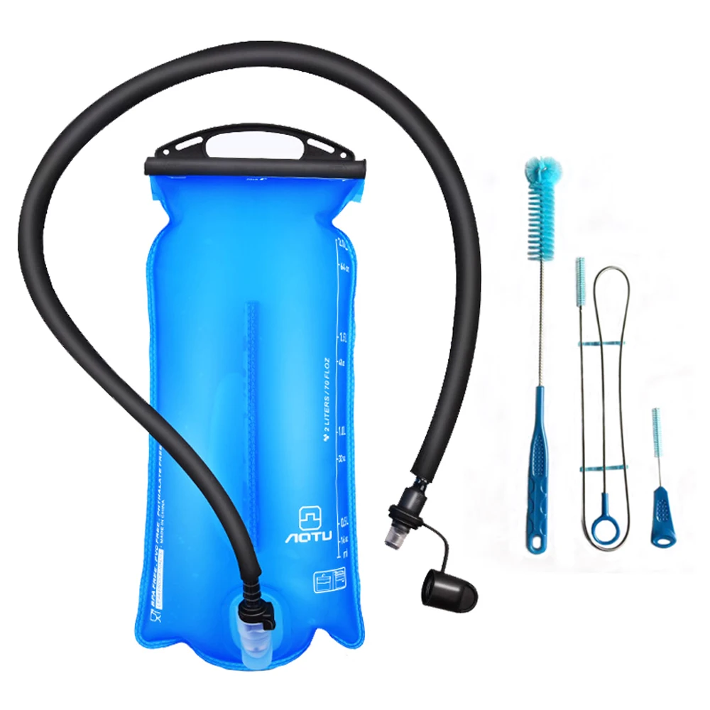 

Складная сумка для воды из ТПУ, 2 л, для активного отдыха, велоспорта, бега, кемпинга, пеших походов, скалолазания