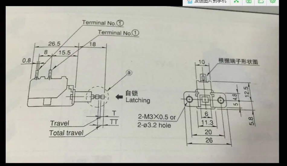 

100% new Original SDL1P-A power switch 2 feet 4A/32A250V~ push switch