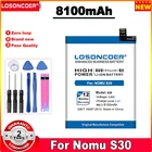 Сменный аккумулятор LOSONCOER S30 8100 мАч для аккумулятора смартфона Nomu S30