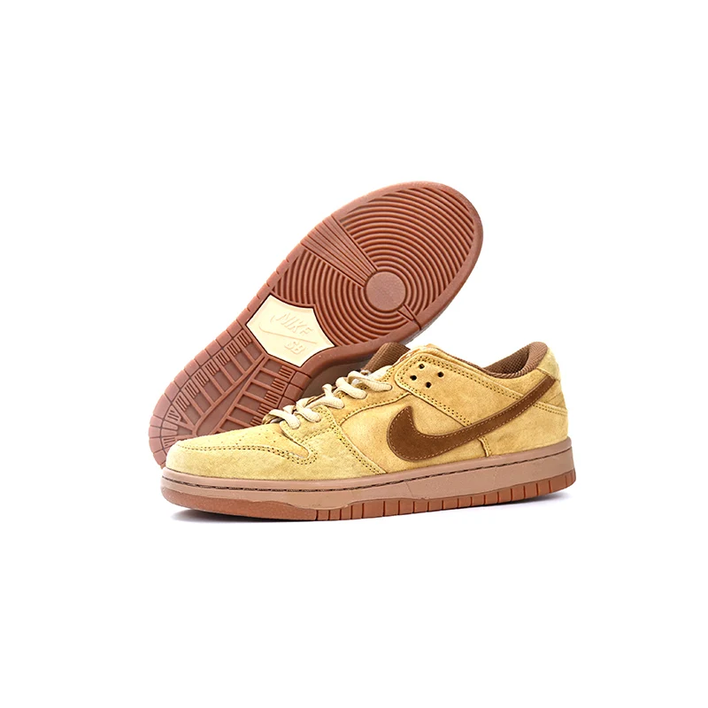 Мужская обувь для скейтбординга от Nike Dunk SB Low Pro Premium Wheat, повседневные Сникерсы, Уличная обувь для отдыха