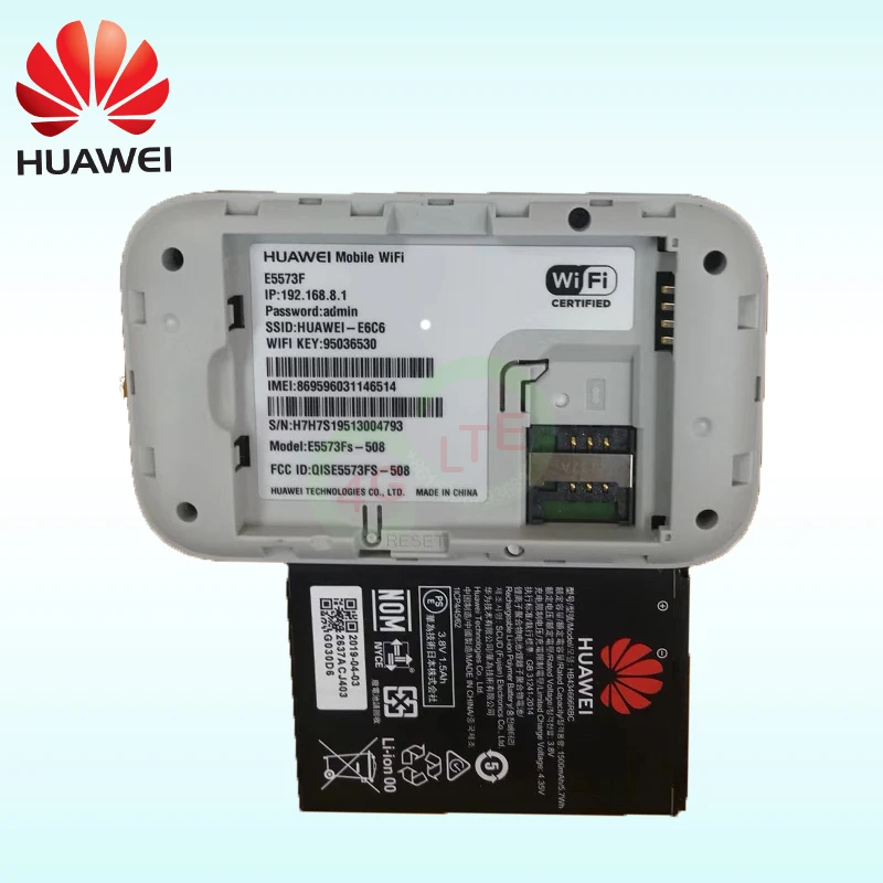 Разблокированный huawei e5573 mifi 4 аппарат не привязан к оператору сотовой связи