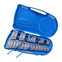 professional 25 notes glockenspiel xylophone percussion instrument kids early educational teaching instrument with case mallets