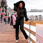Женский модный плотный популярный комбинезон для сноуборда, спортивный лыжный костюм на молнии, хлопковый комбинезон с поясом, Комбинезоны