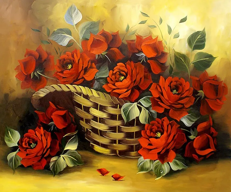 

Набор для вышивки крестиком Jmine Div, картина «цветок розы»