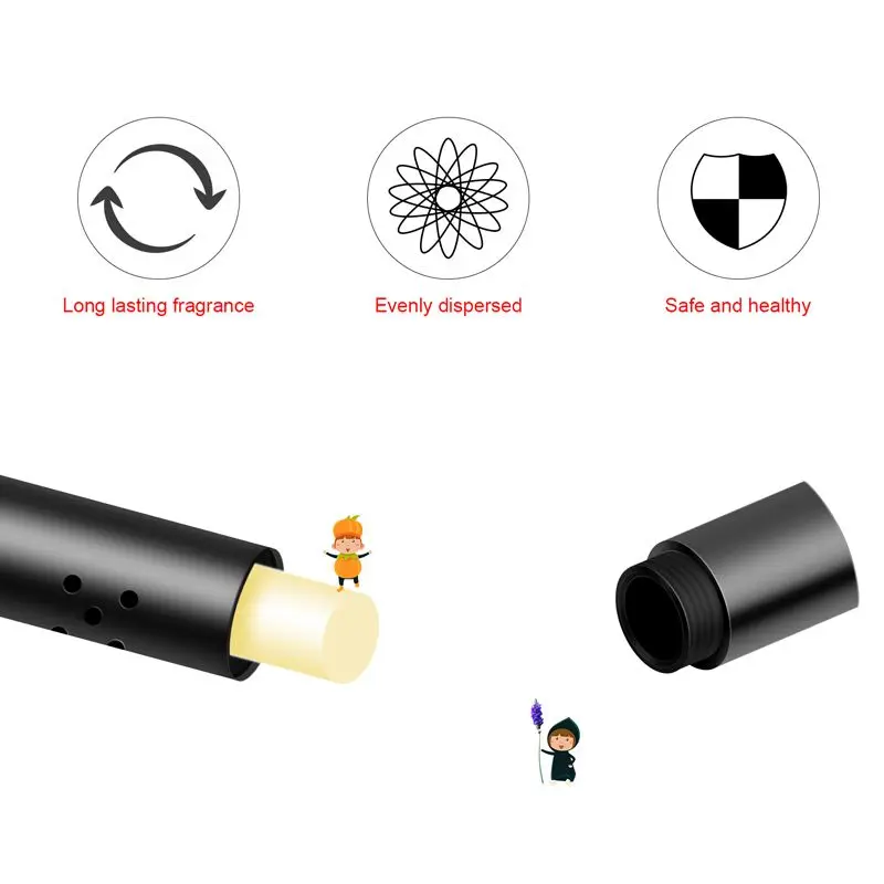 

5Pcs Car Air Freshener Clip Auto Air Vent Perfume Air Freshener With 5pcs Perfume Stick Interior Decoration Auto Car Styling A