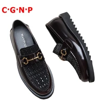 c%c2%b7g%c2%b7n%c2%b7p men casual shoes new fashion 100 real leather mens flats summer loafers luxury thick soles slip on dress shoes