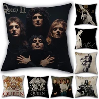 custom pillowcase queen band high quality home textile cotton pillow covers wedding decorative pillow cover square 45x45cm