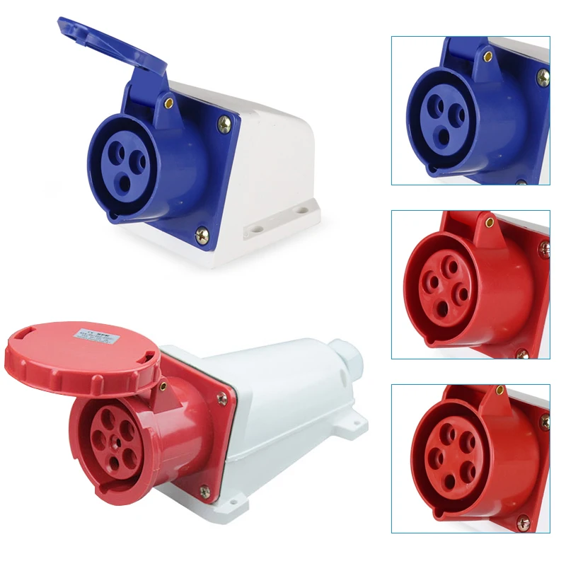 

Промышленная розетка CHTAIXI IP67 16-125А