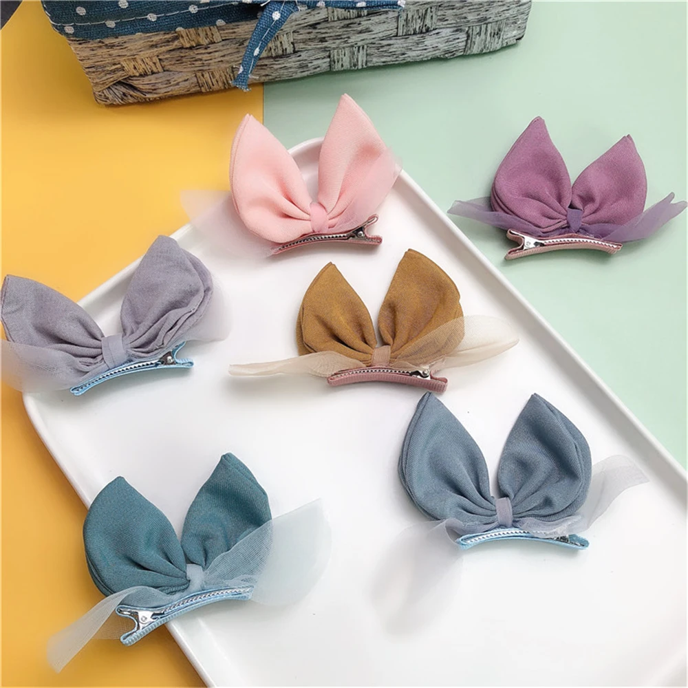 

Korea New Design Sale Children Lovely Bow Hair Clip Kids Girl Headwear Cute Hairpin Side Bangs Barrette Fashion Hair Accessories