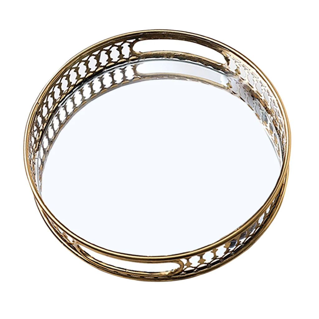 Кованые железные Позолоченные поддон держатель коробки f/Холдинг бусины