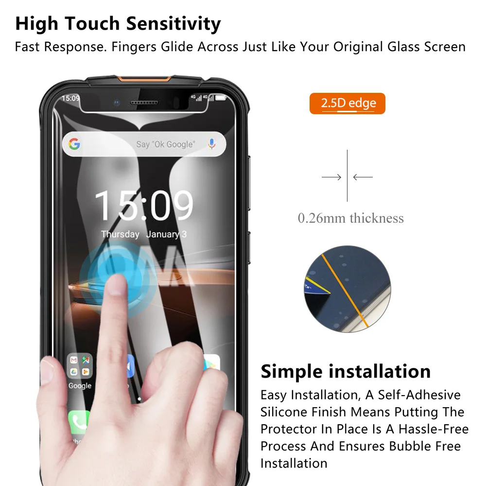 10 шт. закаленное стекло для Ulefone ARmor 5 Защита экрана 9H Премиум Закаленное 5S