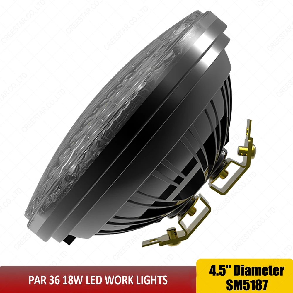 Par 36 White DC12V 24V 18W led work lights For Aircraft / Taxi Landscape Lights x1pc | Автомобили и мотоциклы